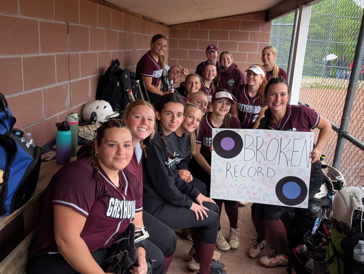 Mallory Smith 08 (@mallorysmith08) on Twitter photo 🚨RECORD-BREAKING ALERT🚨
I have officially cemented my name in Eaton Rapids softball history with 51 stolen bases. I now hold the single-season record, a record previously held for 19 years. Let's go!!!
<a href="/MUCrusadersSB/">Madonna Softball</a>
<a href="/CollegeBDJocks/">College Bound Jocks</a> 🚨RECORD-BREAKING ALERT🚨
I have officially cemented my name in Eaton Rapids softball history with 51 stolen bases. I now hold the single-season record, a record previously held for 19 years. Let's go!!!
<a href="/MUCrusadersSB/">Madonna Softball</a>
<a href="/CollegeBDJocks/">College Bound Jocks</a>