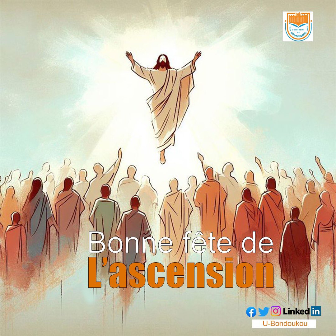 L’Université de Bondoukou vous souhaite une excellente fête de l’Ascension
