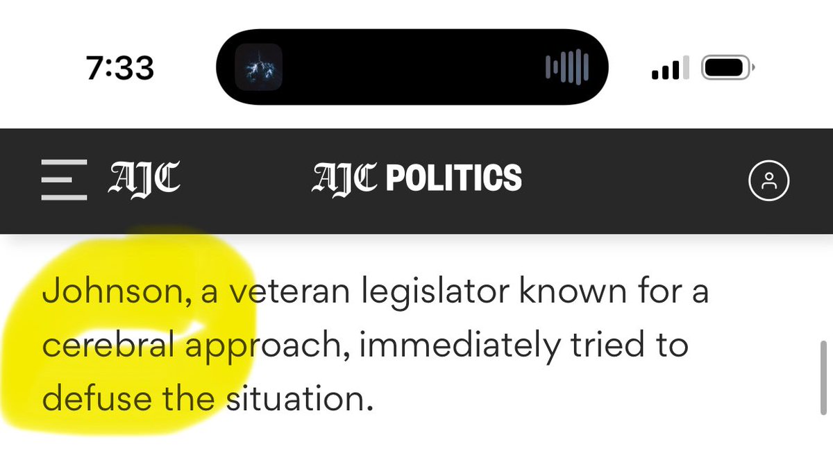 DolezalForGA's tweet image. AJC math on Congressman Hank Johnson: Fearing an island will tip over + calling Jews termites + suggesting Biden’s hidden classified docs were planted = “cerebral”.