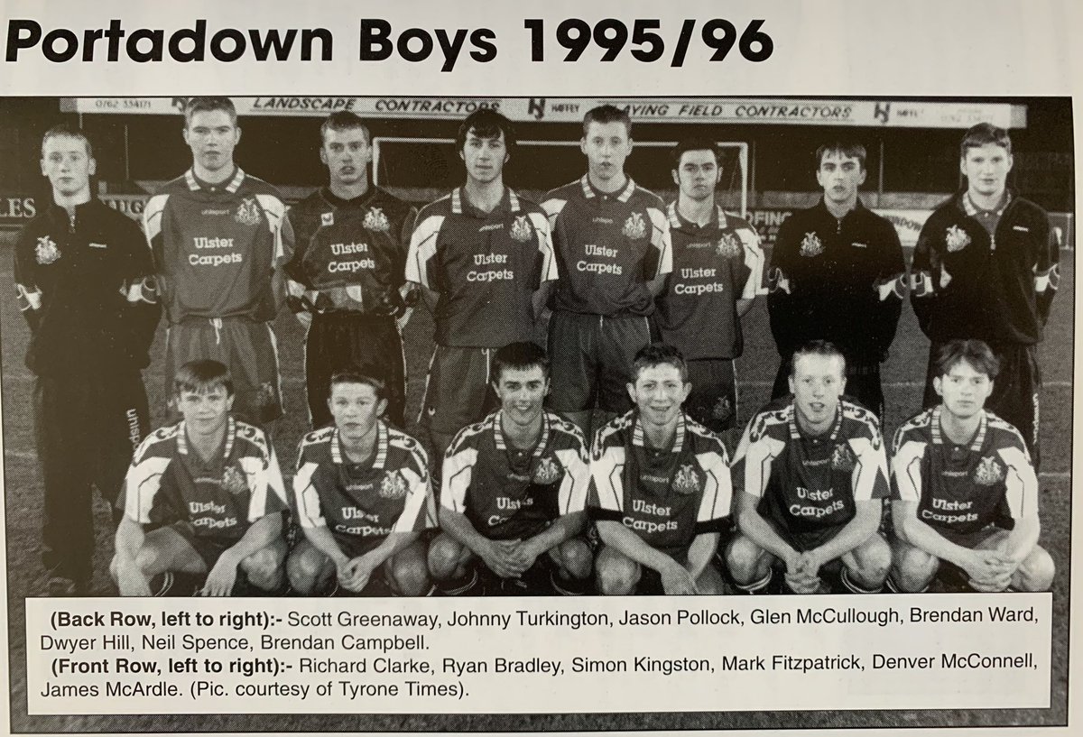 The <a href="/Portadownfc/">Portadown FC</a> boys 30 years ago