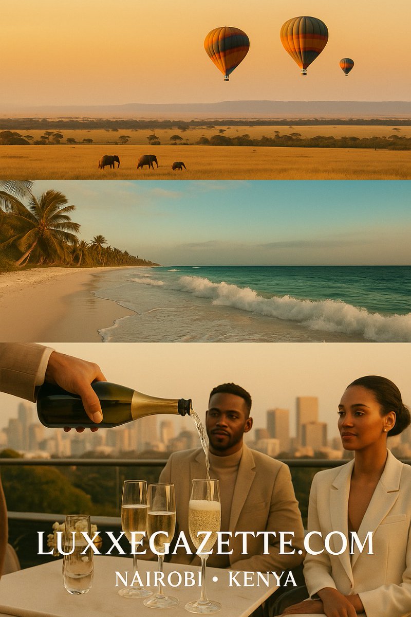 LuxxeGaz's tweet photo. Hot air balloons over the Mara. Champagne in Nairobi. Ocean waves in Diani.
🎥 Luxury lives here — welcome to Luxxe Gazette 🇰🇪
Explore Kenya’s finest: https://t.co/hfdT4oTOYM
#LuxxeGazette #KenyaLuxury #MaasaiMara #NairobiLife #AfricanLifestyle #DianiBeachVibes #TravelAfrica https://t.co/rFxkB0TISq