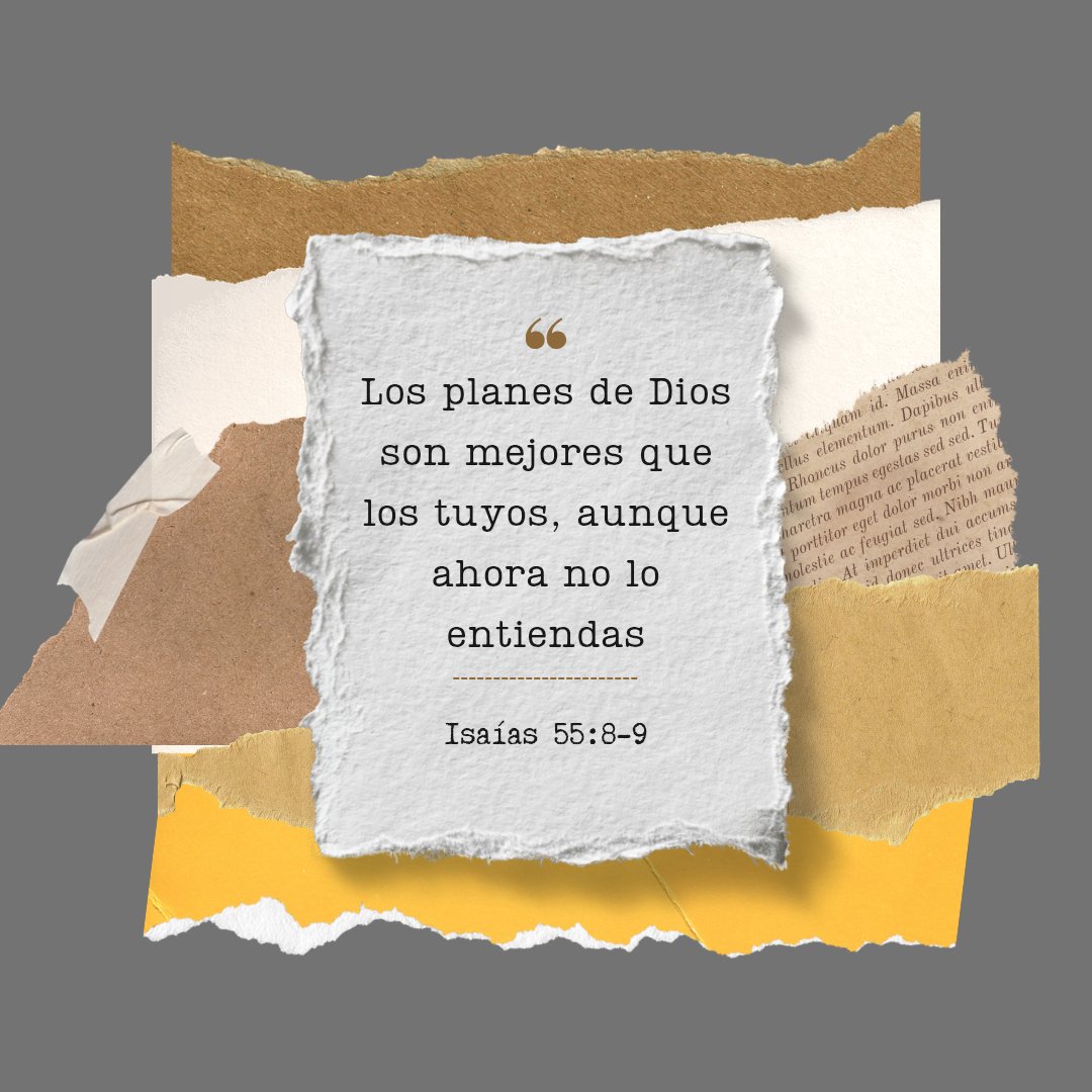 Cesar_Serran0's tweet photo. ✨ A veces no entendemos por qué las cosas no salen como planeamos, pero Dios nunca se equivoca. Lo que hoy duele, mañana tendrá sentido. Confía, porque los planes de Dios son mucho más grandes y perfectos que los tuyos, aunque ahora no lo comprendas. 🙏💫 https://t.co/qaVVOirBs2