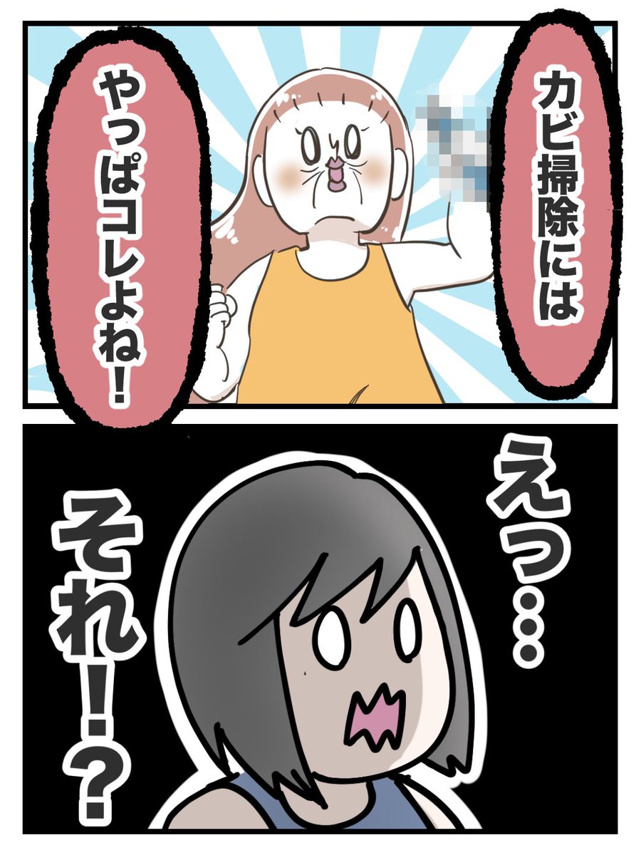 外国人義母のカビ用お掃除アイテムにドン引きした⬇️
外国人のお義母さんが不潔【6】
0/4
#コミックエッセイ
#国際結婚 