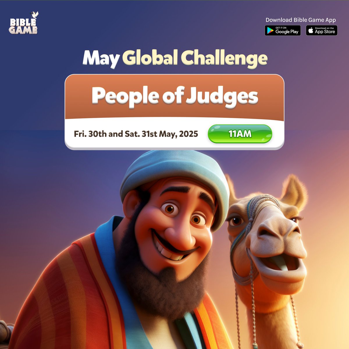 OurBibleGame's tweet image. Announcement 📢
May Global Challenge is happening on Friday and Saturday this week.
Theme: People In Judges.
When last have you read the book of Judges🫠.
Now is the best time to read the book of Judges.
See you on the leaderboard.
#GlobalChallenge
#PeopleInJudges
