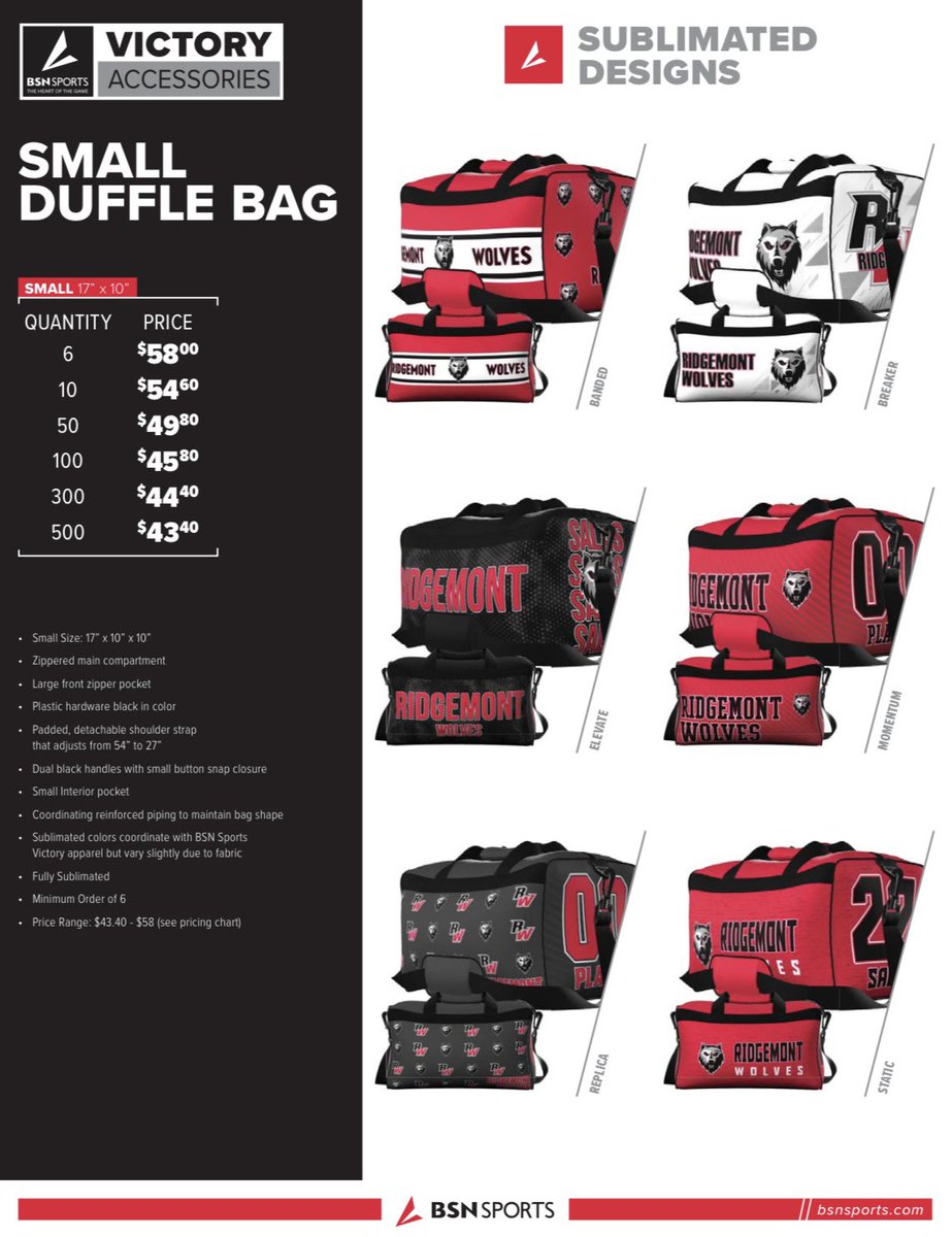 BSNSPORTS Florida (@bsnsports_fl) on Twitter photo π₯ Custom Bags π₯
Get your team custom bags with your logoβΌοΈ
Call your local <a href="/BSNSPORTS/">BSN SPORTS</a> rep for mock-ups. π₯ Custom Bags π₯
Get your team custom bags with your logoβΌοΈ
Call your local <a href="/BSNSPORTS/">BSN SPORTS</a> rep for mock-ups.