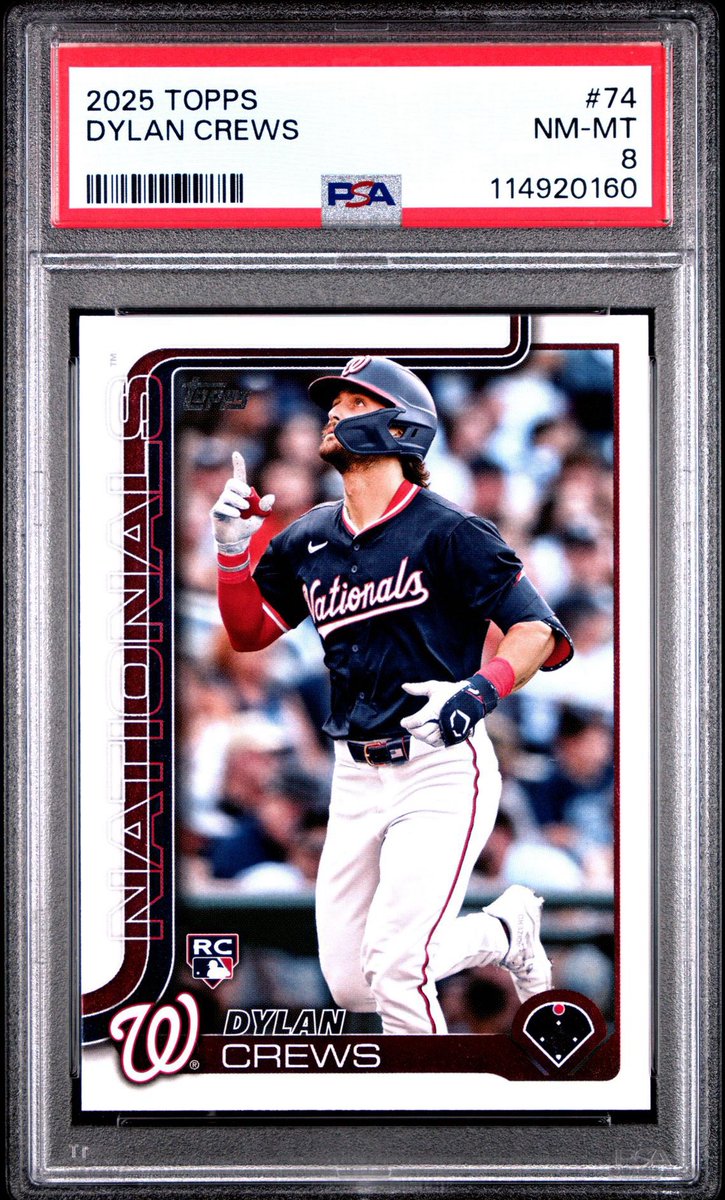 CBCollect's tweet photo. @_AustinFinley_ Dylan Crews RC PSA 8 - $10
James Wood RC PSA 10 - $45
Jacob Wilson RC PSA 9 - $25
Schanuel /299 RC PSA 10 - $45

Prices shipped bmwt. PayPal GS only. Counter if needed. Offers welcomed https://t.co/dwlAl2bTTY