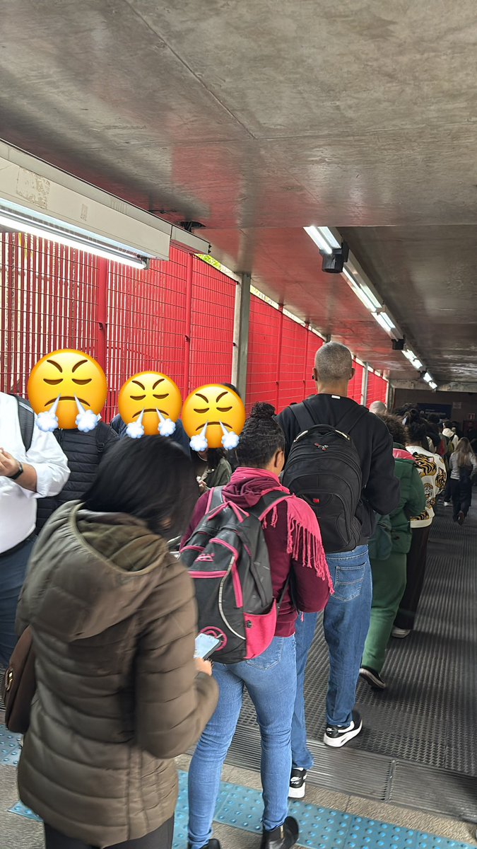 digalaclaro's tweet photo. @metrosp_oficial Estação Jardim São Paulo. Não ta dando pra entrar na estação! https://t.co/knQa9w2uyz