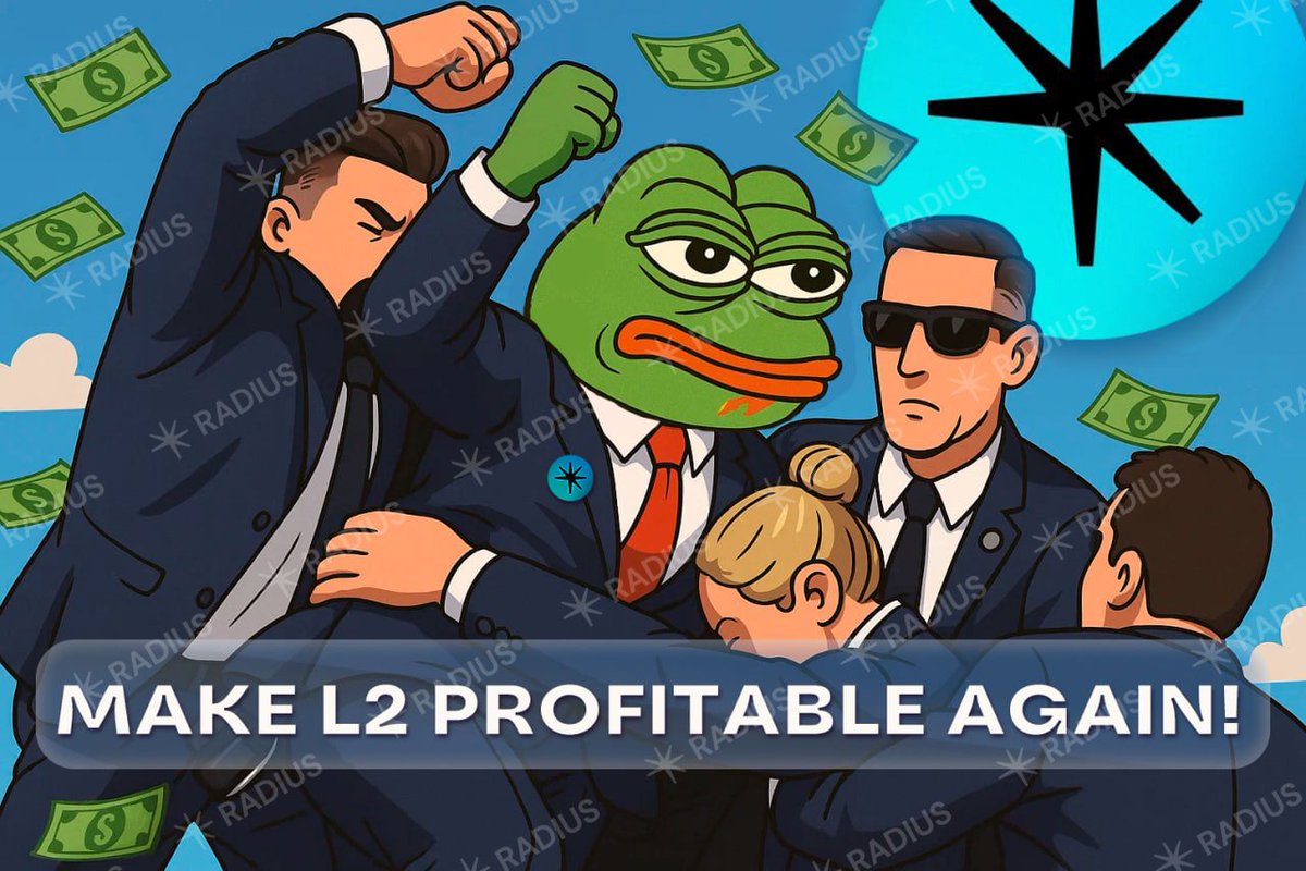 0xTJustin's tweet image. 📈 Make L2 Profitable Again @radius_xyz

Ready to shake up Ethereum scaling with the APT Game by Radius. Let’s bring the heat to Layer 2s 🔥

#APTGame #Radius #L2Season #Rollups