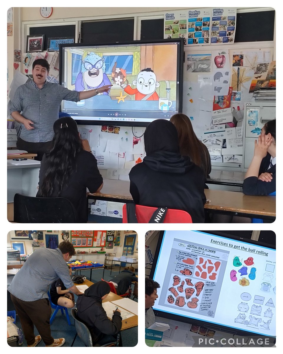 Careers Wales (@careerswales) on Twitter photo Diolch to Tom from <a href="/ClothCatStudio/">Cloth Cat Studio</a> for inspiring Year 10 Art pupils at <a href="/willowshigh/">Willows High School</a> with brilliant careers talks & character design workshops 🎨
Great to see learners explore animation careers in their city—and create amazing character art for their coursework!
#DyddIauDiolch Diolch to Tom from <a href="/ClothCatStudio/">Cloth Cat Studio</a> for inspiring Year 10 Art pupils at <a href="/willowshigh/">Willows High School</a> with brilliant careers talks & character design workshops 🎨
Great to see learners explore animation careers in their city—and create amazing character art for their coursework!
#DyddIauDiolch