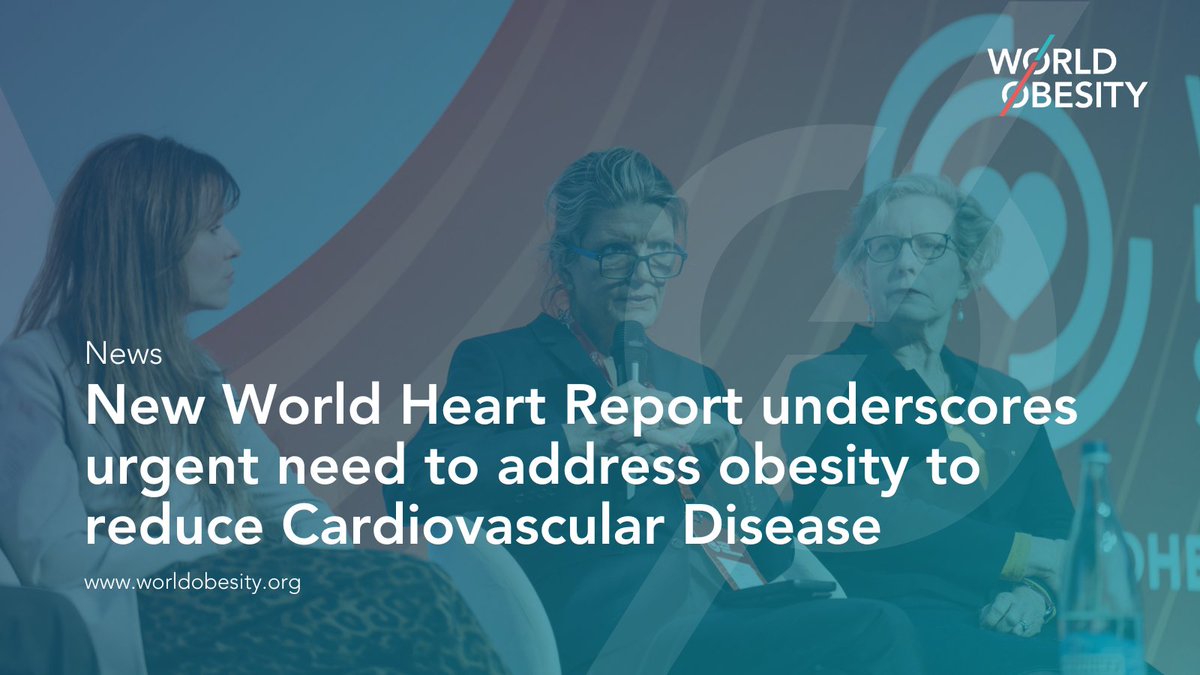 World Obesity (@worldobesity) on Twitter photo 📢 Recently launched: The World Heart Report 2025 from the <a href="/worldheartfed/">World Heart Federation</a> places a sharp focus on obesity as a major - and growing - driver of cardiovascular disease (CVD) worldwide.
🫀 Nearly 1 in 10 global CVD deaths are now linked to high BMI. Without urgent, systems-level 📢 Recently launched: The World Heart Report 2025 from the <a href="/worldheartfed/">World Heart Federation</a> places a sharp focus on obesity as a major - and growing - driver of cardiovascular disease (CVD) worldwide.
🫀 Nearly 1 in 10 global CVD deaths are now linked to high BMI. Without urgent, systems-level