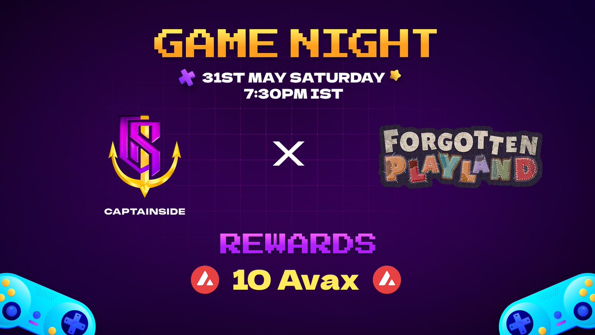 Captain Side (@captainside1) on Twitter photo Enter <a href="/ForgotPlayland/">Forgotten Playland</a> where chaos is cute and the attic is alive.
Explore the Social Hub, Customize your PlushKyn, Compete in wild party games
๐
Date: 31-05-2025
๐ Time: 19:30PM IST / 14:00 PM UTC
๐ Discord: discord.gg/VTyzx3UaTs
Itโs weird. Itโs wonderful. Itโs Enter <a href="/ForgotPlayland/">Forgotten Playland</a> where chaos is cute and the attic is alive.
Explore the Social Hub, Customize your PlushKyn, Compete in wild party games
๐
Date: 31-05-2025
๐ Time: 19:30PM IST / 14:00 PM UTC
๐ Discord: discord.gg/VTyzx3UaTs
Itโs weird. Itโs wonderful. Itโs