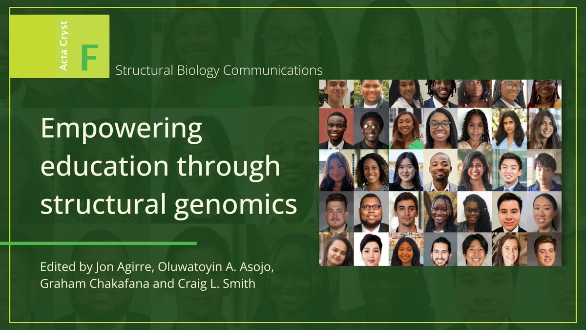 Explore how access to high-quality structural biology data is transforming STEM education in this new focused issue:
journals.iucr.org/special_issues…