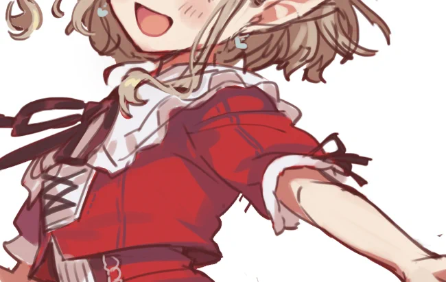 ラフのつもりがかわいくしたくてモリモリ描きこんじゃう～ッ