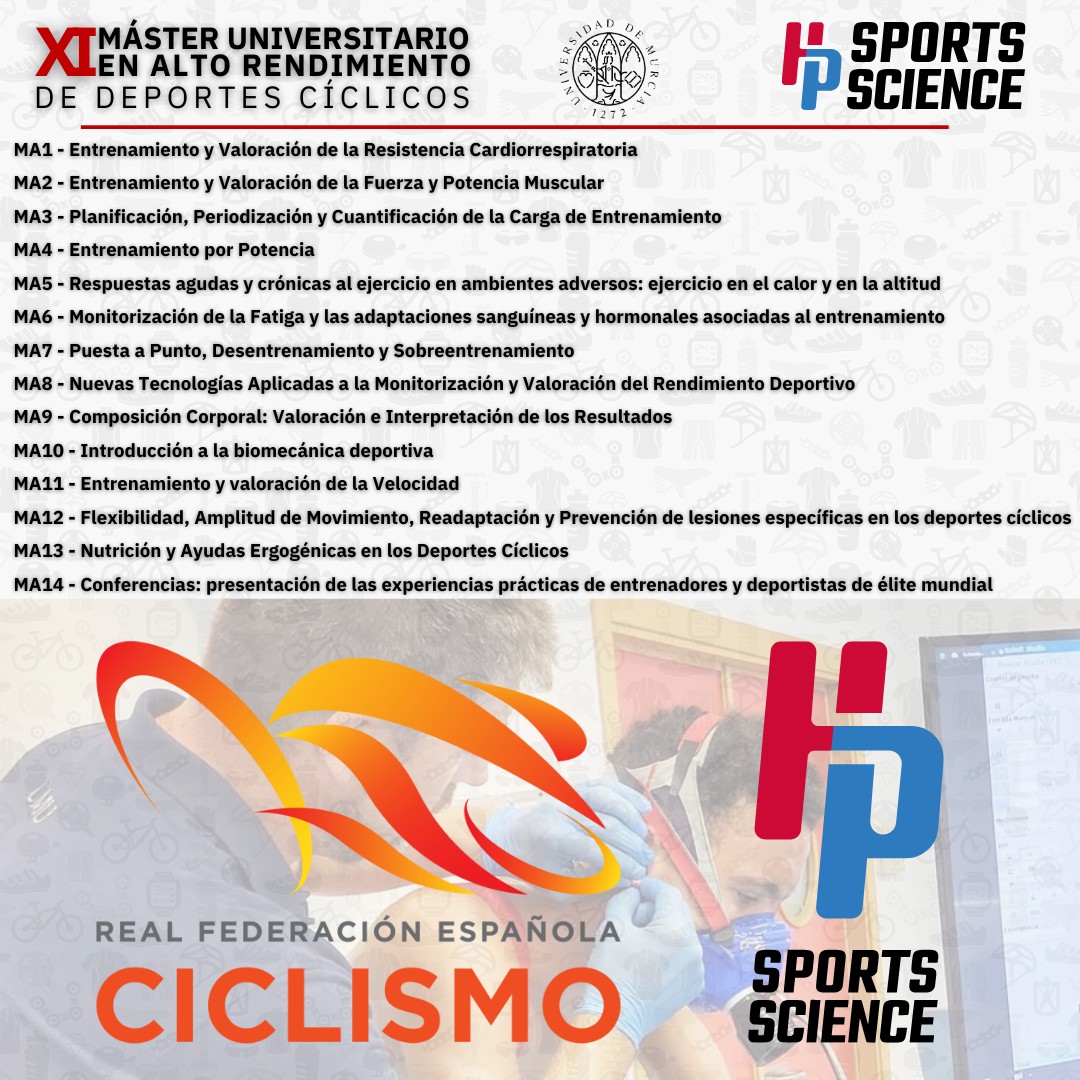 🚴‍♂🤝 ¡RENOVAMOS EL ACUERDO!

Anunciamos la renovación del convenio de colaboración entre el Máster en Alto Rendimiento en Deportes Cíclicos de @hpsportssci <a href="/umucafd/">CAFD UMU</a> y la RFEC, a través de su Escuela de Entrenadores.

🎓 Gracias a este acuerdo, todos los técnicos RFEC con
