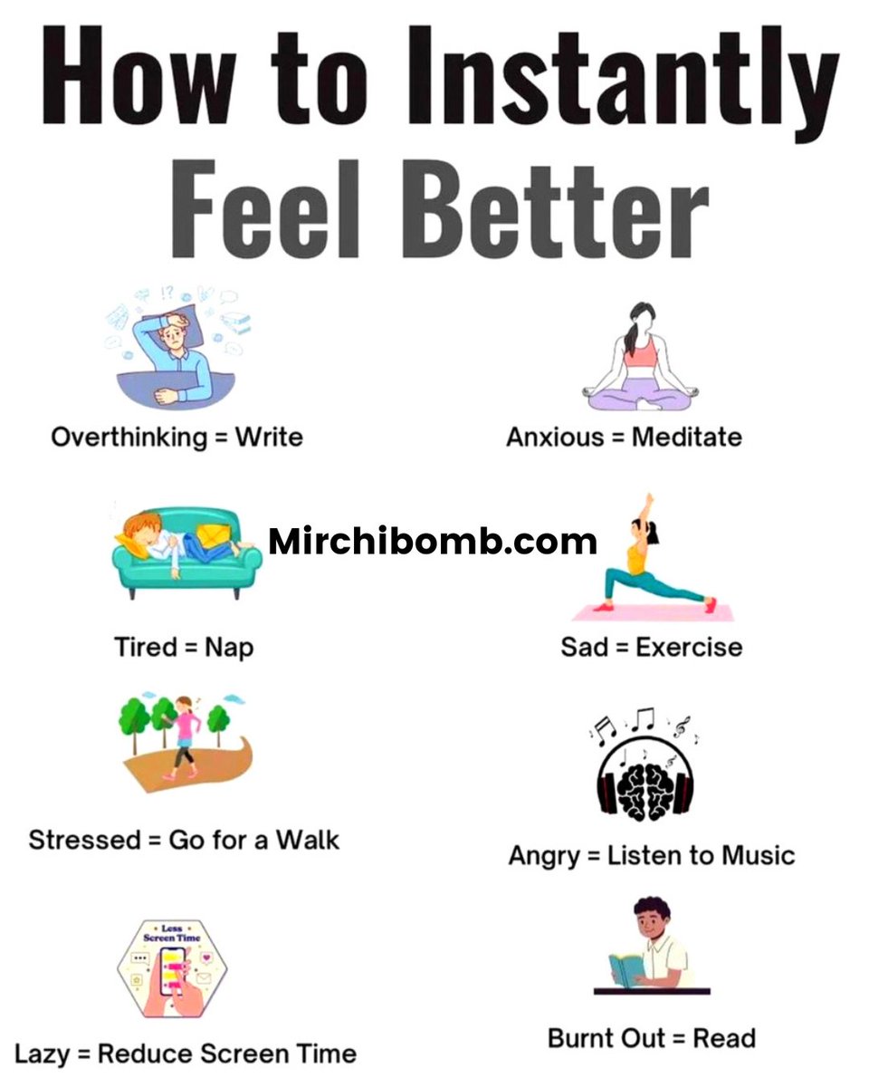 mirchi_bomb's tweet photo. 8 Simple Habits to Instantly Uplift Your Mood

https://t.co/ymiXQjZNww

#mirchibomb https://t.co/kyxqEZUUx3