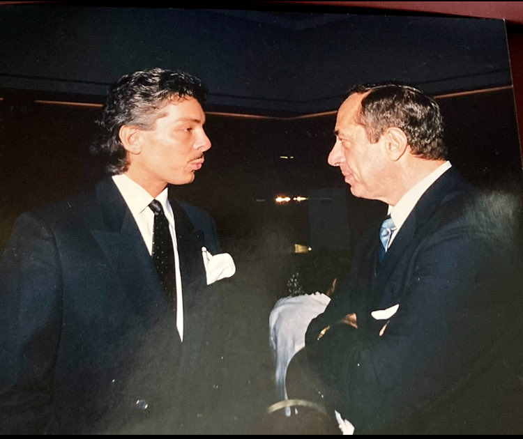 #tbt to 1995 with former NY Governor Mario Cuomo. He was hosting a show on USRN at the time.