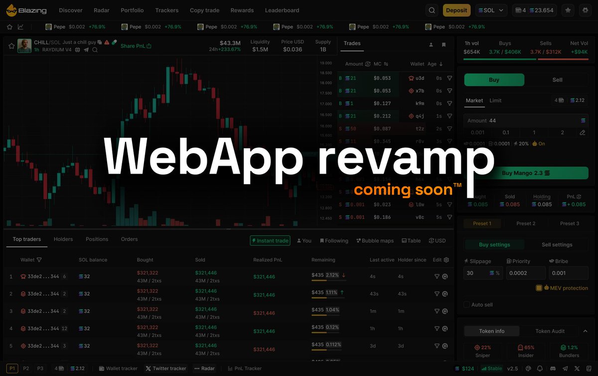 DEVS ARE COOKING

Look closely to see the all-new WebApp UI

This &amp; more (way more) coming soon™
