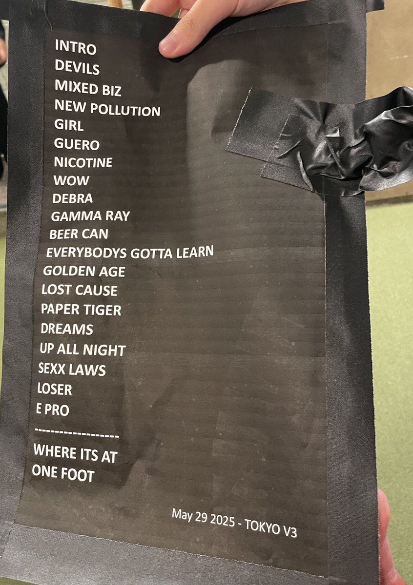 kk771's tweet image. 今日のセトリ
#Beck