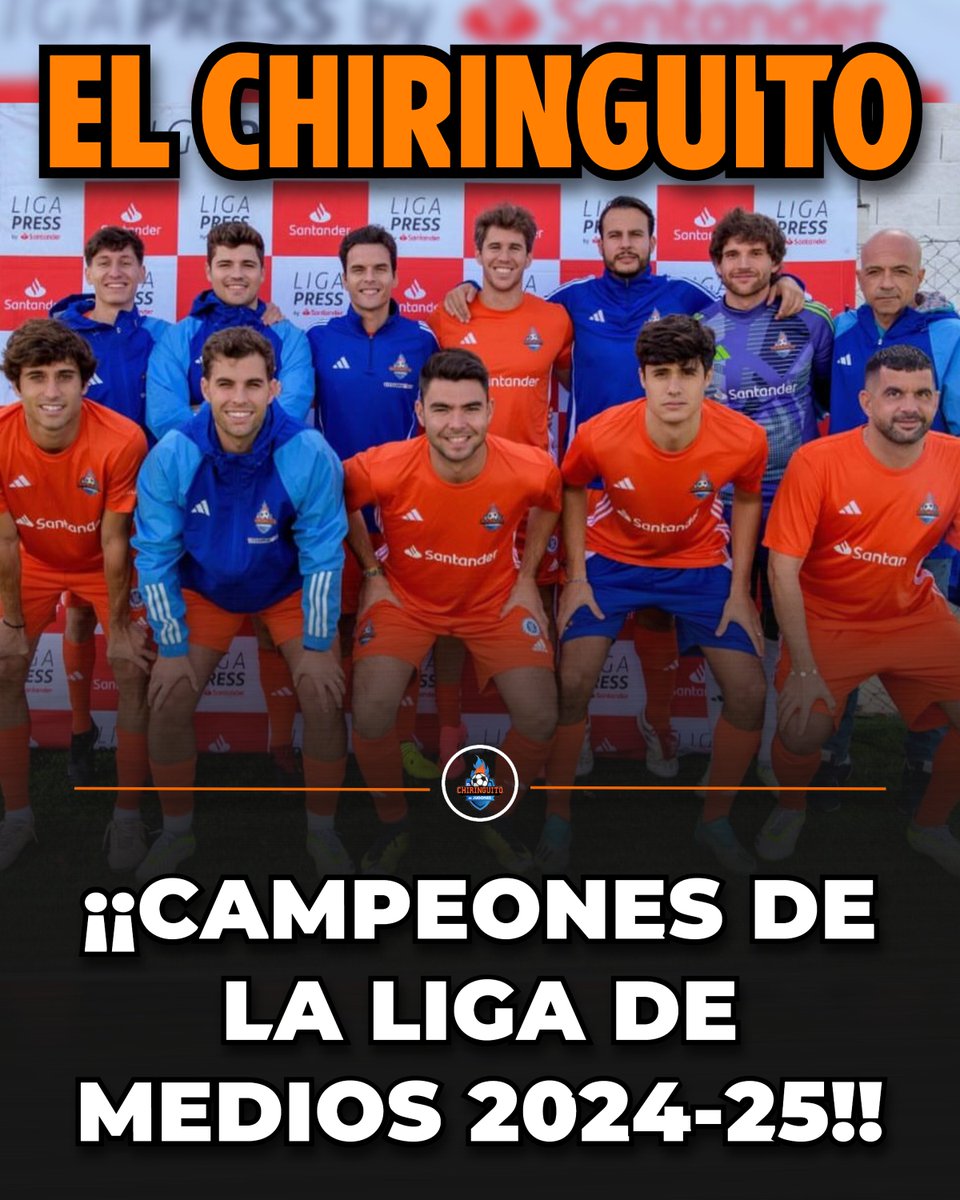 🏆¡SOMOS CAMPEONES de la LIGA de MEDIOS!

🧡💙¡Este título también es vuestro, amigos!