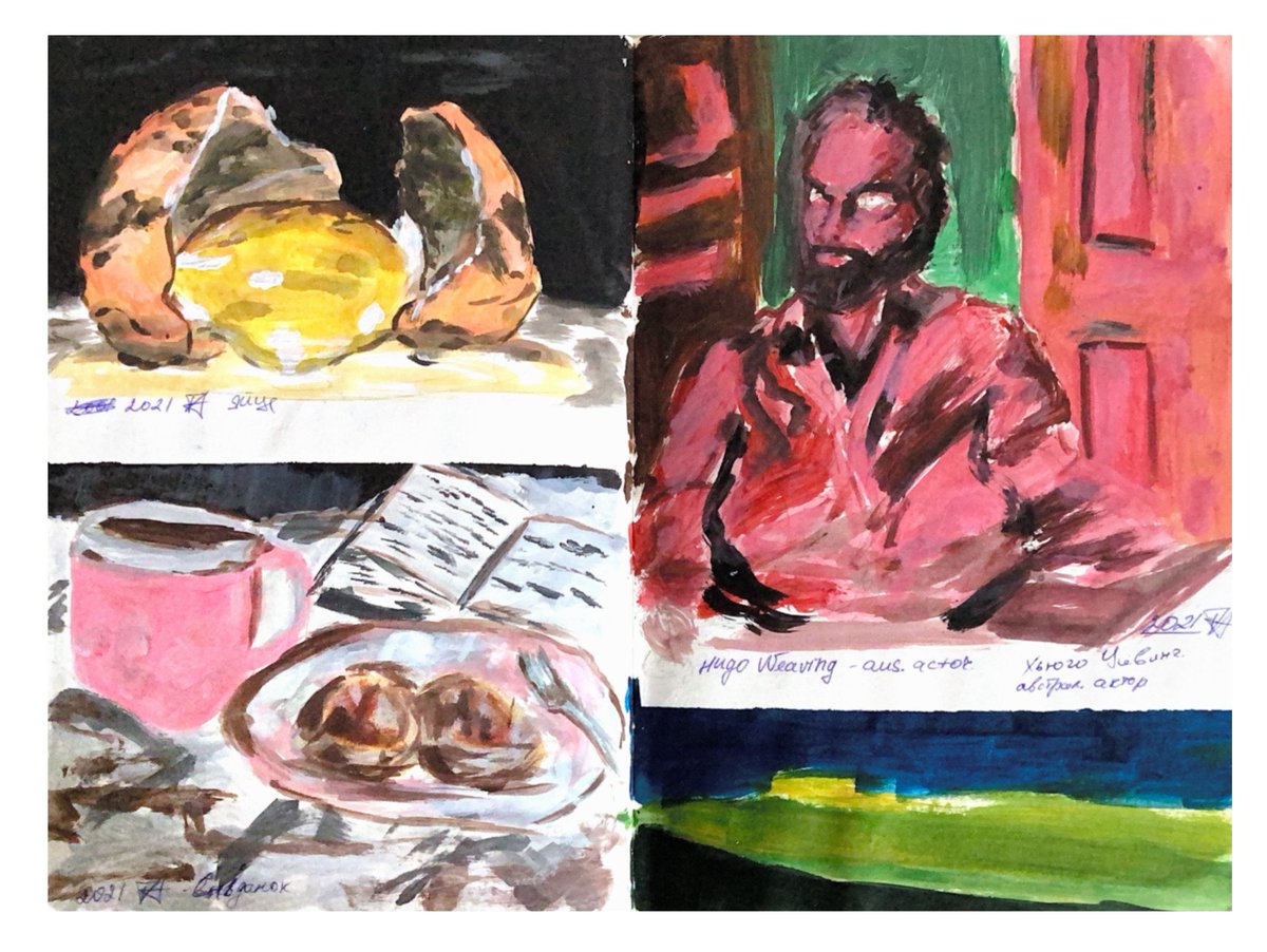 Some of the acrylic+ watercolour sketches to come out in 2021 and 2022 .
#sketches  #acrylicpainting #watercolorpainting #traditionart #forest #hugoweaving