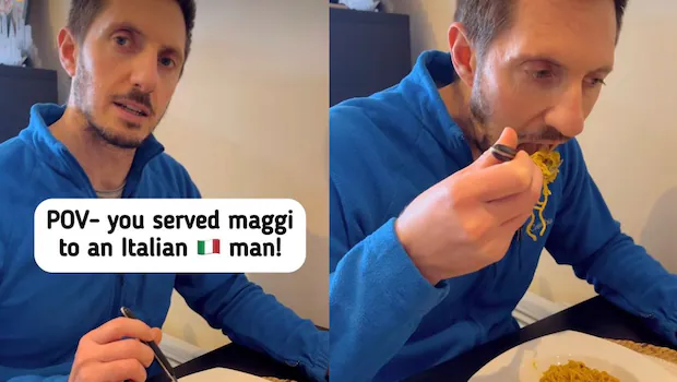 NDTVFood's tweet photo. Viral Video: Italian Man Tries Maggi For The First Time, Watch His Reaction
https://t.co/HxLJsAznta
#viral #maggi #italianman https://t.co/4Gm2Aeijnf