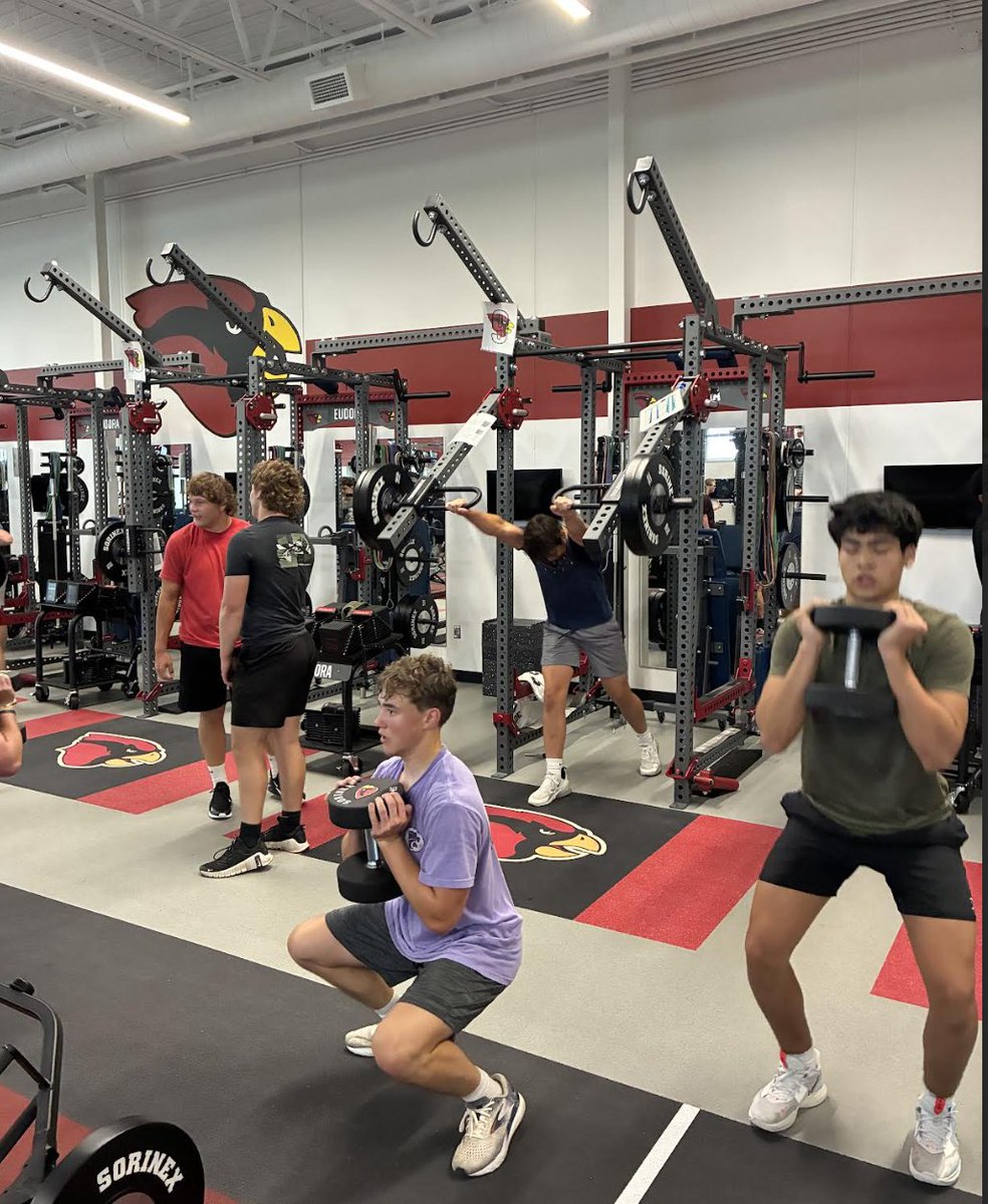 The boys are back in town! Great 1st 2 days of lifting. #TPW