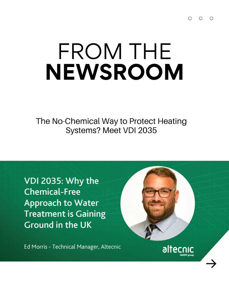 spotlights VDI 2035—chemical-free water treatment that prevents corrosion in heating systems. Ideal for low-carbon homes.

Read more here.👉hbdonline.co.uk/news/never-hea…

#VDI2035 #SustainableHeating #Altecnic  #hbd #housebuilder