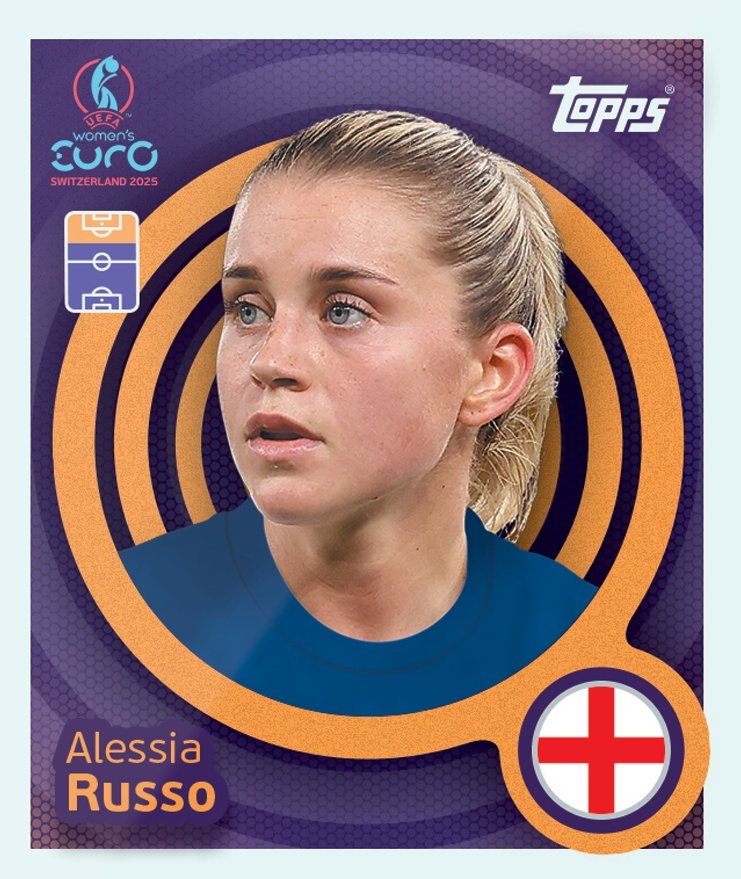 AsifBurhan's tweet photo. Find out why conflicting contracts mean the England, France and German players in the official #WEuro2025 sticker collection are not pictured in their national team kit in my piece on the new official Topps album for @ForbesSports https://t.co/xH4gYSf5nd https://t.co/sQFgvLT0oV