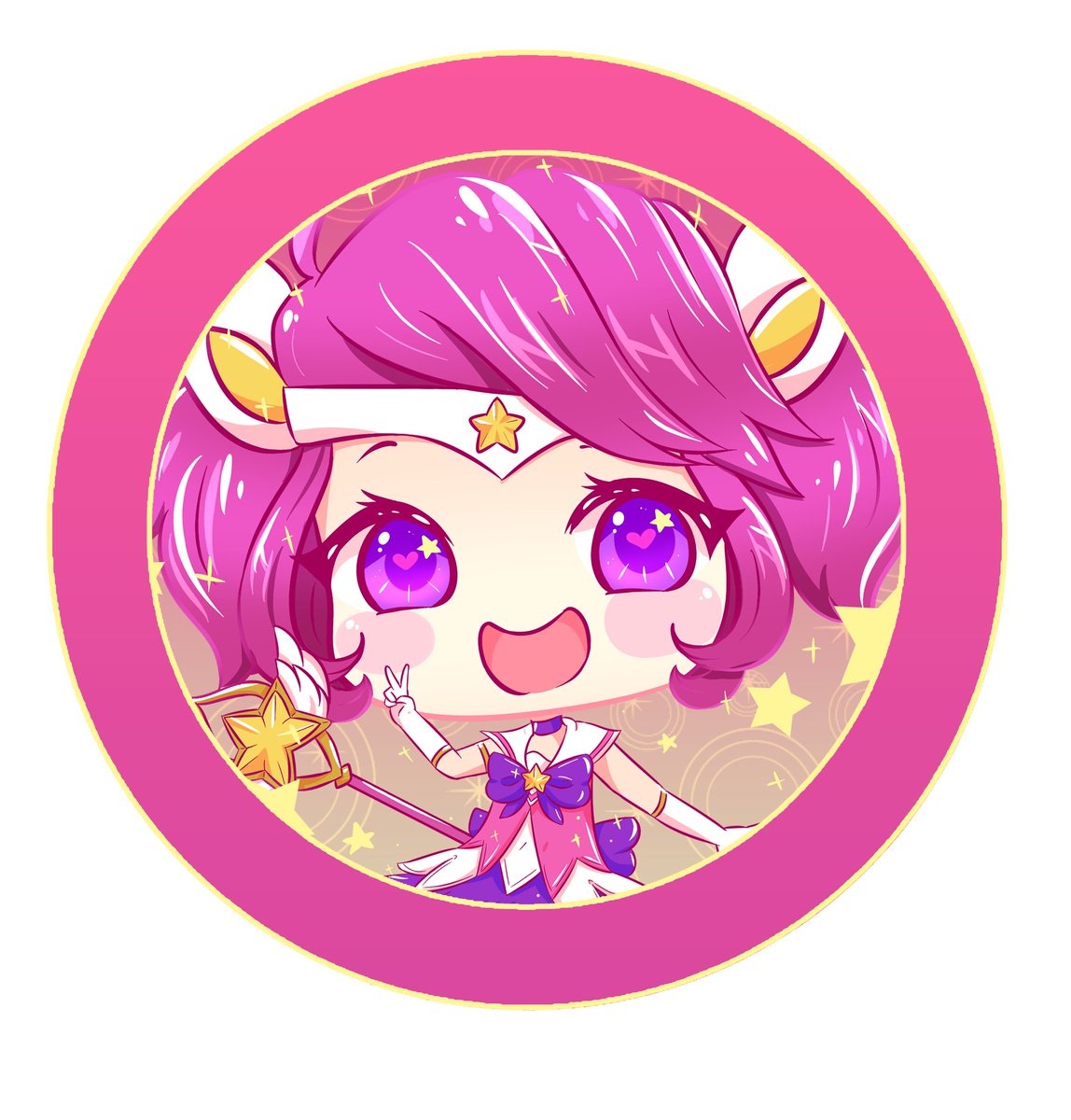 Was looking at my old files and found this - one of my early chibi drawings when i was still figuring out the style 💖 still love this Star Guardian Lux