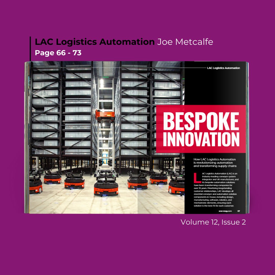 What does it take to scale from local conveyor maker to global automation leader?

Joe Metcalfe, Sales Director at LAC Logistics Automation, discusses how the company scaled from modular conveyors to pioneering end-to-end automation.

ow.ly/QLAk50VVzvC