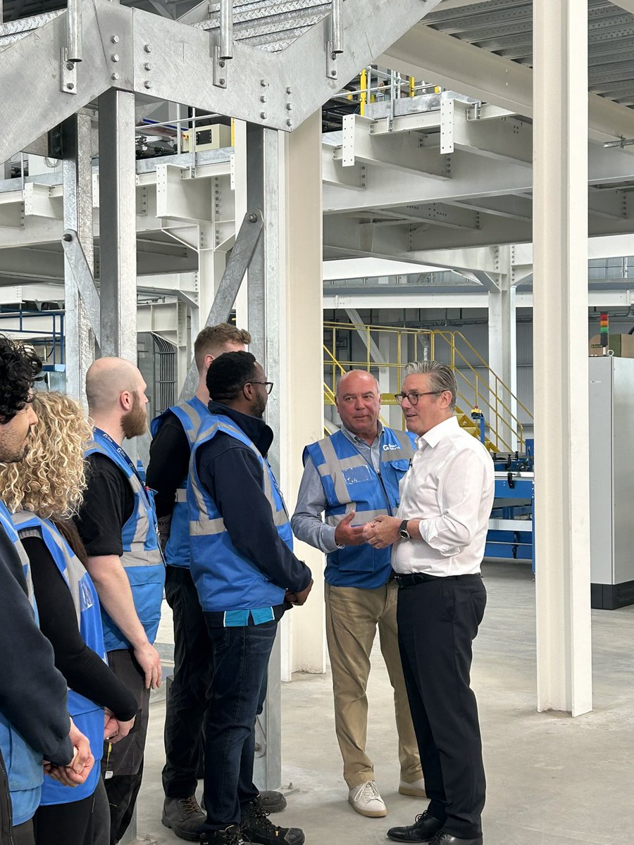 Prime minister <a href="/Keir_Starmer/">Keir Starmer</a> has been to visit workers in St Helens as he says Labour are committed to protecting jobs and boosting the economy.