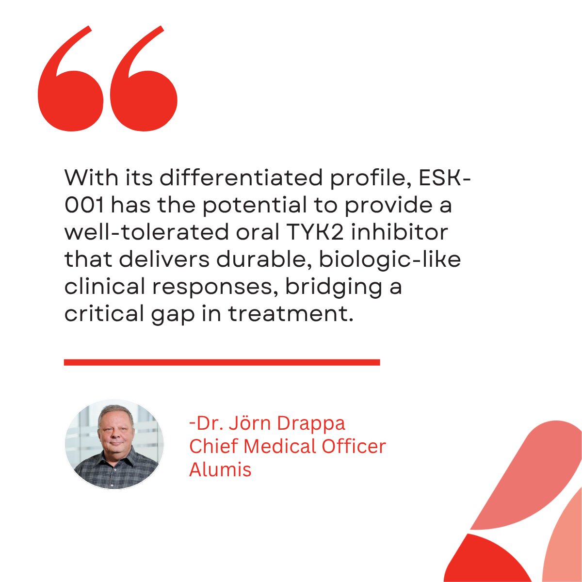 Patient enrollment in our pivotal Phase 3 ONWARD clinical program evaluating ESK-001 for moderate-to-severe plaque psoriasis is now complete, with topline results expected in early Q1 2026. Learn more: bit.ly/3HhZQ5q