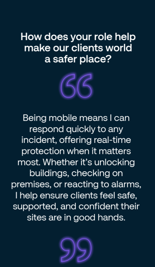 Meet Llewellyn Tayler, our Mobile Officer dedicated to delivering exceptional security solutions. Discover his story and the impact of Mobile Officers! #LifeAtSecuritas #SecuritasUK