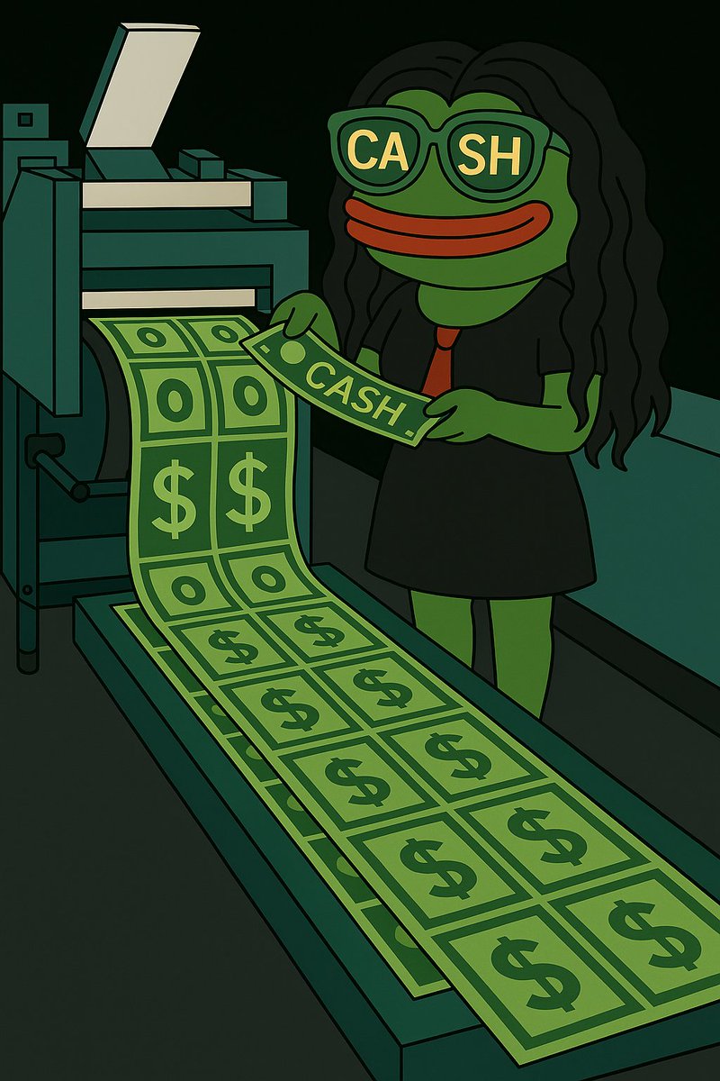 MiniBirkin's tweet image. $PEPECASH aka the currency of pepe was mentioned on Matt Furie's documentary 'feels good man'. It was also launched 11 days after pepe.
Lore is strong here 🐸💵
0x3230D8e0ac4d6887Cf3BddD57e9d8C1a06F33b62