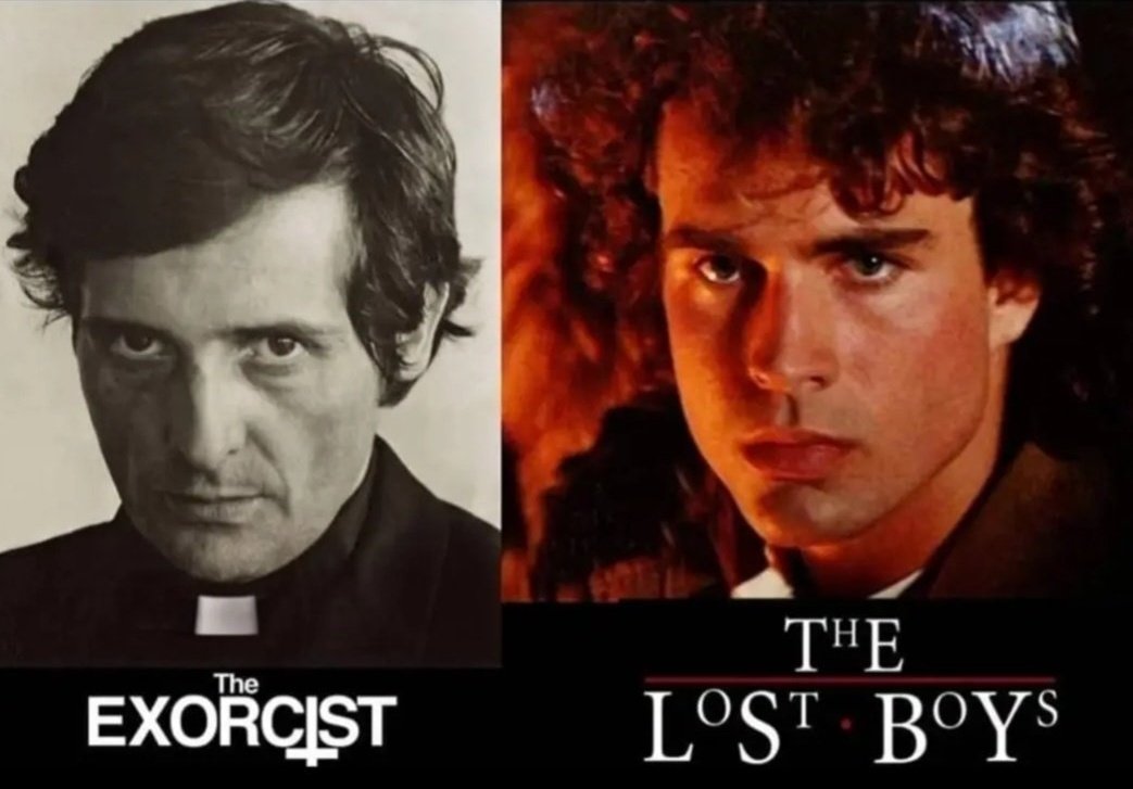 If you didn't know these two are father and son, you do now.