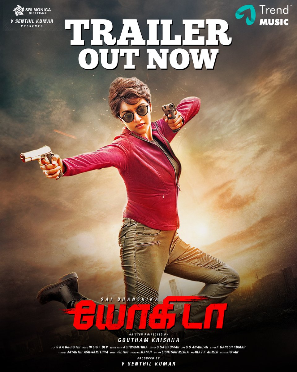 trendmusicsouth's tweet photo. Blood will spill. Rules will break.💥
#YOGIDA Movie - Trailer out now!
https://t.co/kbcezmudyz
⭐️ring @SaiDhanshika @Kabirduhansingh
Music by #DeepakDev #ashwamithra
Directed by #GouthamKrishna
Produced by #VSenthilKumar
#YogiDa #TrendMusic https://t.co/h3czL2Z1tb