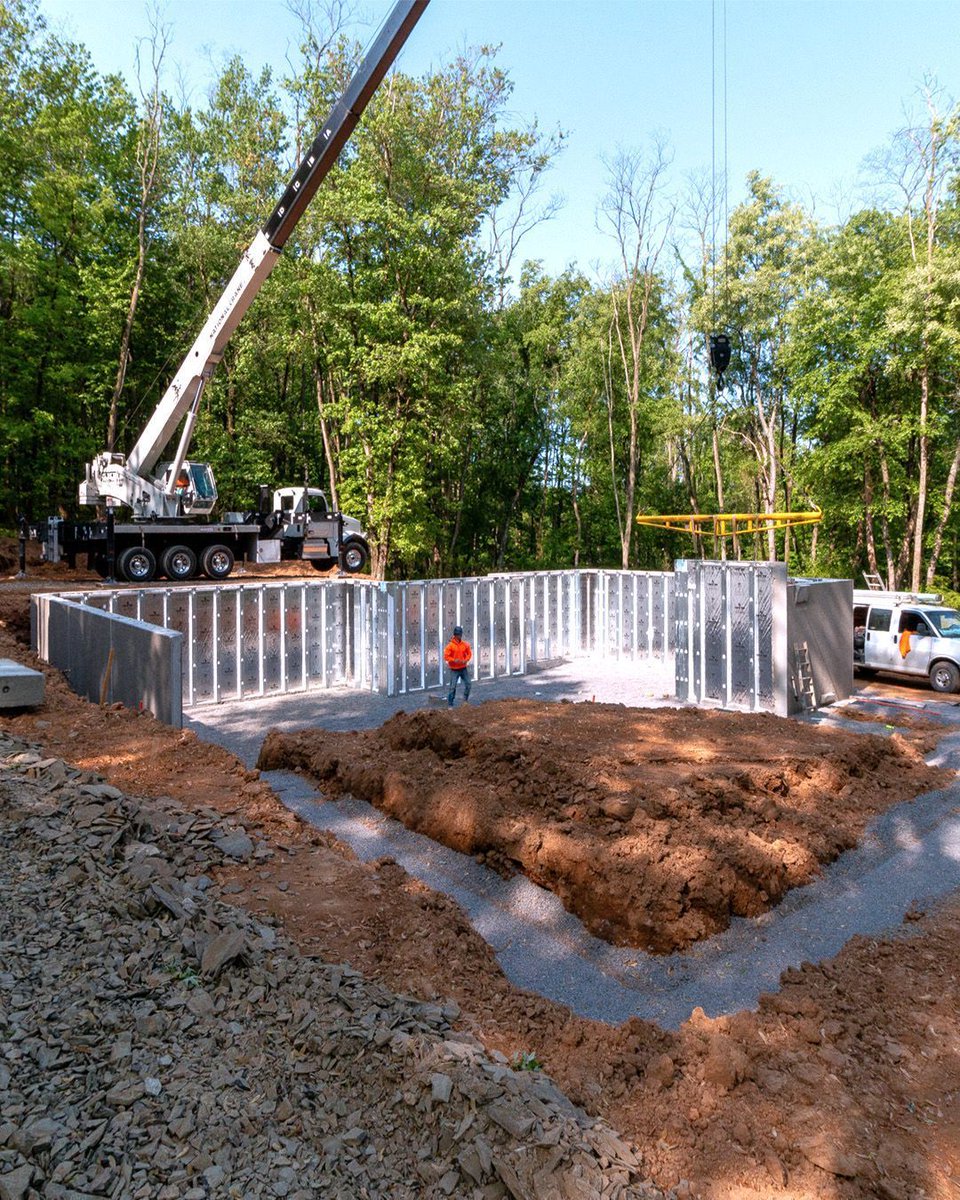 Builders, you can enjoy the flexibility of a Superior Walls foundation that can adapt to unique home designs while maintaining the highest quality for your next build. #builders #superiorwalls #precastfoundations #newhomes #construction