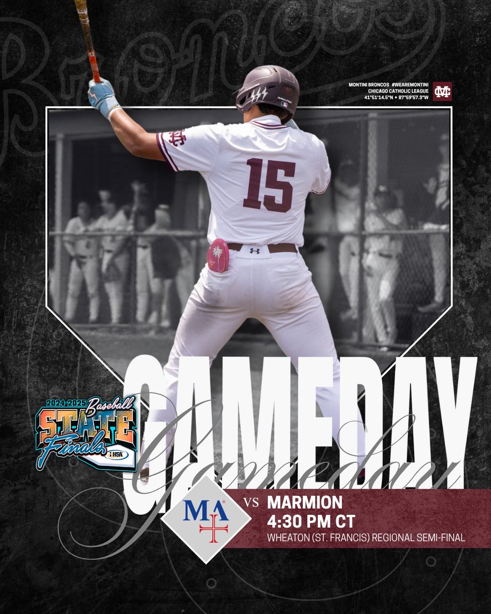 Montini Catholic Baseball (@montinibaseball) on Twitter photo A new season begins today.
๐ช๐ต๐ฒ๐ฎ๐๐ผ๐ป (๐ฆ๐. ๐๐ฟ๐ฎ๐ป๐ฐ๐ถ๐) ๐ฅ๐ฒ๐ด๐ถ๐ผ๐ป๐ฎ๐น ๐ฆ๐ฒ๐บ๐ถ-๐๐ถ๐ป๐ฎ๐น
#๐ฑ ๐๐๐๐๐๐๐ ๐๐. #๐ฐ ๐๐๐๐๐๐๐
๐
May 29, 2025
โฐ 4:30 PM CT
๐ St. Francis High School
๐บ GameChanger
๐๏ธ $6 (Cash Only) Admission A new season begins today.
๐ช๐ต๐ฒ๐ฎ๐๐ผ๐ป (๐ฆ๐. ๐๐ฟ๐ฎ๐ป๐ฐ๐ถ๐) ๐ฅ๐ฒ๐ด๐ถ๐ผ๐ป๐ฎ๐น ๐ฆ๐ฒ๐บ๐ถ-๐๐ถ๐ป๐ฎ๐น
#๐ฑ ๐๐๐๐๐๐๐ ๐๐. #๐ฐ ๐๐๐๐๐๐๐
๐
May 29, 2025
โฐ 4:30 PM CT
๐ St. Francis High School
๐บ GameChanger
๐๏ธ $6 (Cash Only) Admission