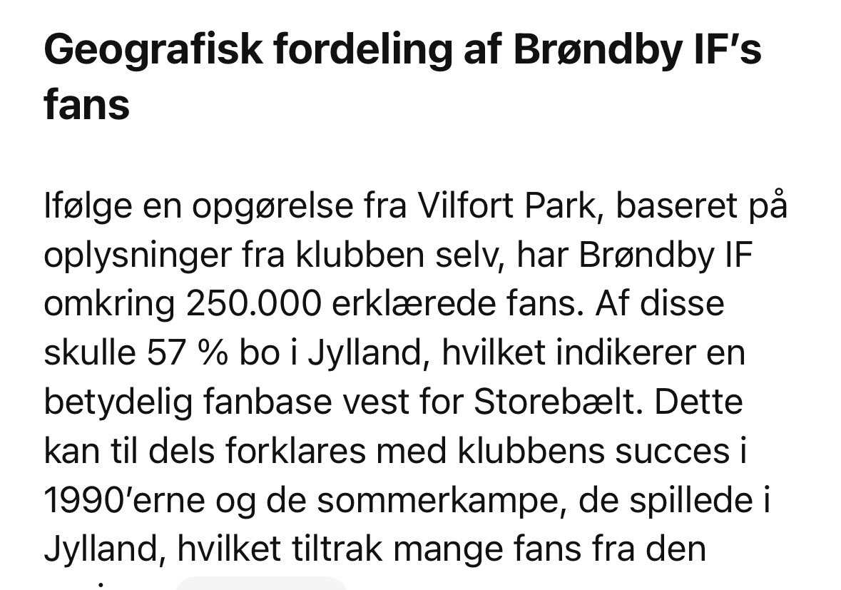 Når nu man er bange for, at Brøndbys fans laver ballade ved en kamp, hvor FCK er involveret, hvorfor lægger man så kampen i Jylland? Ja, ja - det er en gammel undersøgelse, men humor har vel aldrig skadet 😉 #sldk #fcklive #dbupokalen