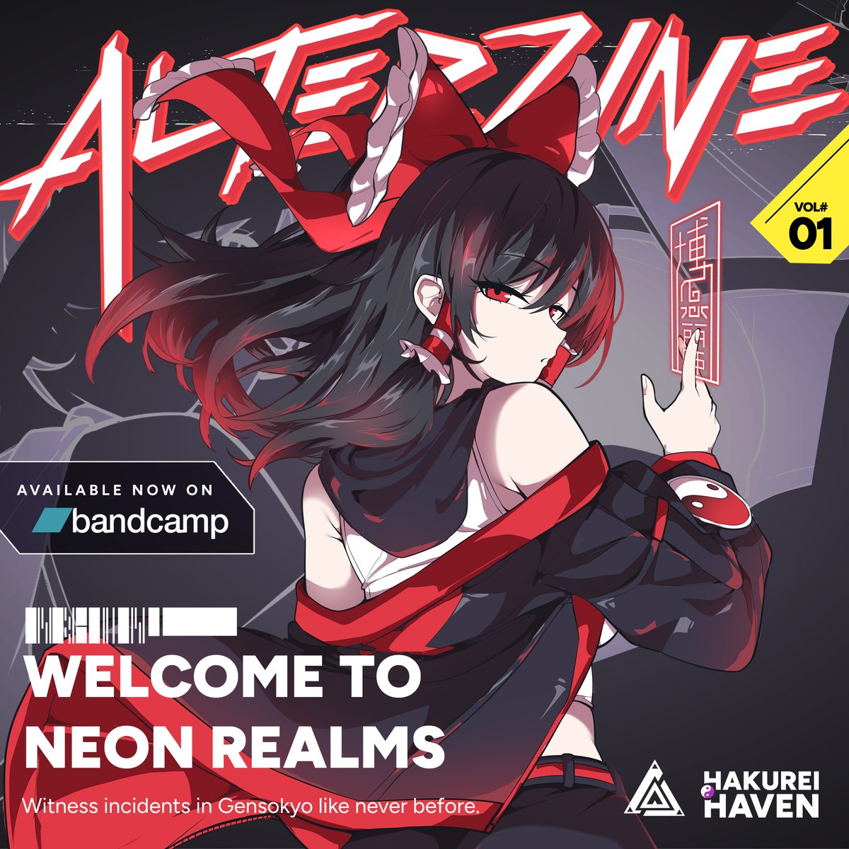 [ALTERZINE BANDCAMP RELEASE]

Your #1 Touhou Culture Fanzine is now available to purchase on Bandcamp! Each purchase will include a digital format of the zine and soundtrack.

Get it now from our Bandcamp 👇