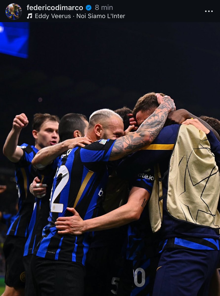 « À Munich, à Milan, à San Siro ou dans le monde entier. Peu importe où.
Où que vous soyez, nous serons avec vous ! Tous ENSEMBLE !
Forza Inter »

Federico Dimarco 🖤💙