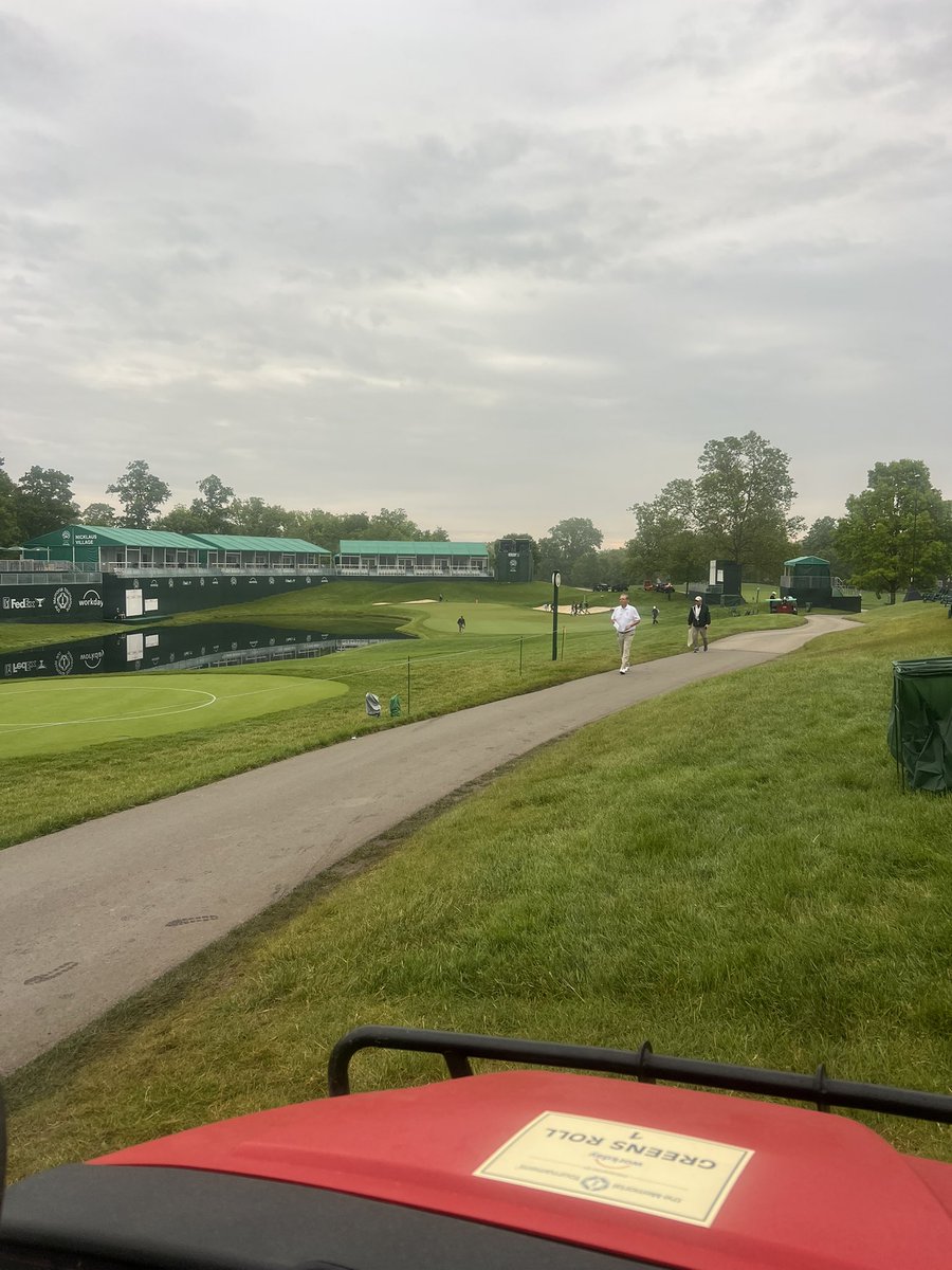 Thursday morning prep for round 1 today! <a href="/MemorialGolf/">the Memorial</a>