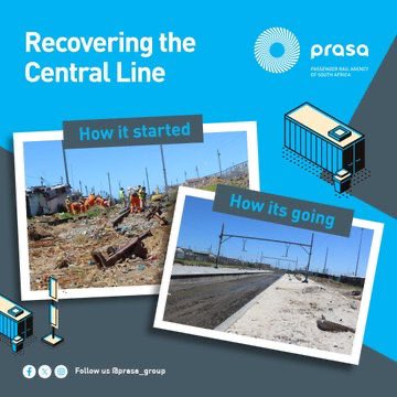 lEsethuHasane's tweet photo. PRASA moved people who had built on rail tracts and brought back trains for the people of Khayelitsha. 

Did the same for Sowetans, for people in Germiston. https://t.co/ocH3uds37o