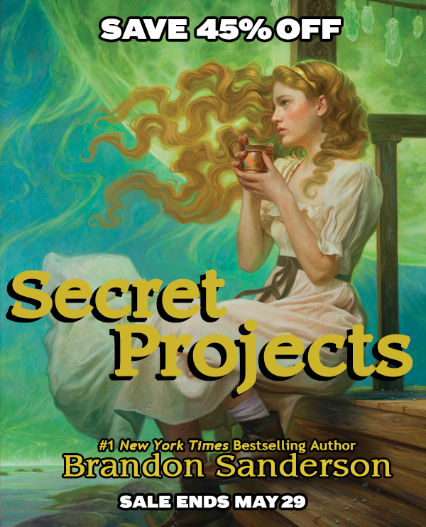 GraphicAudio (@graphicaudio) on Twitter photo Get 45% OFF Secret Projects by <a href="/BrandSanderson/">Brandon Sanderson</a>. loom.ly/-tK9_v8. From New York Times bestselling author Brandon Sanderson come four new dramatized audiobooks: one of them a standalone science fiction tale, and the other three in the Cosmere, the universe shared by his Get 45% OFF Secret Projects by <a href="/BrandSanderson/">Brandon Sanderson</a>. loom.ly/-tK9_v8. From New York Times bestselling author Brandon Sanderson come four new dramatized audiobooks: one of them a standalone science fiction tale, and the other three in the Cosmere, the universe shared by his