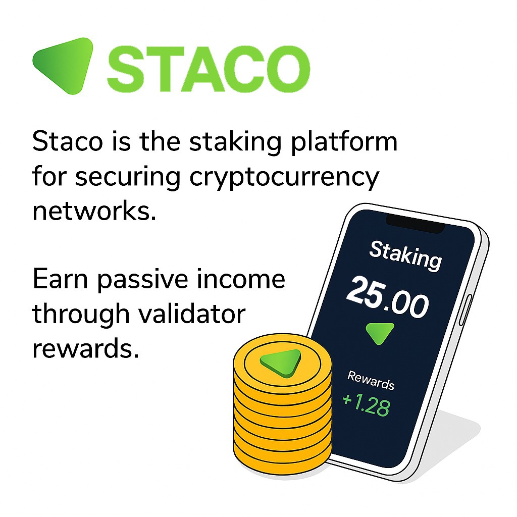 🚀 STACO makes staking simple.

Secure your crypto, stake with ease, and earn passive income through validator rewards.
No hardware. No stress. Just real returns.

🔗 stacochain.com

#STACO #CryptoStaking #PassiveIncome #DeFi #Web3