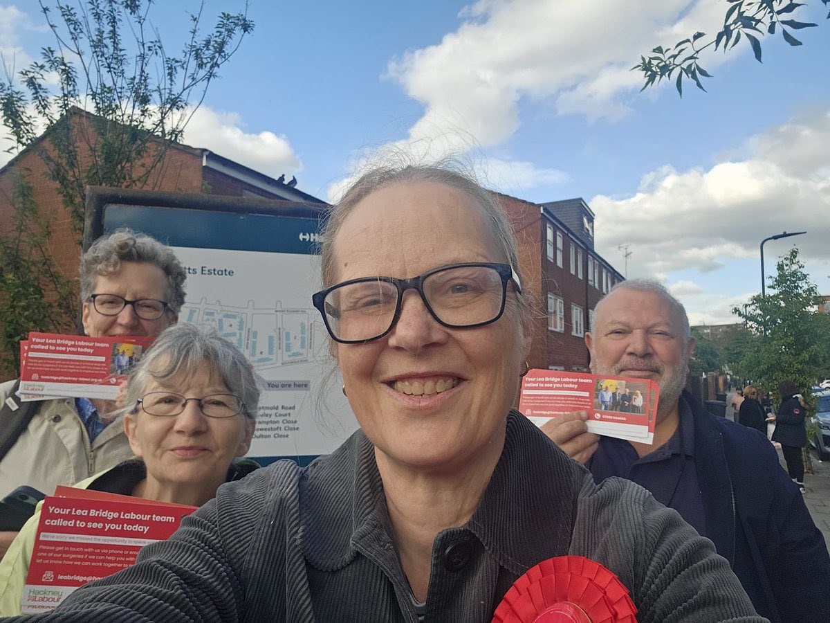 Hackney Central Cllr <a href="/susorunge/">Sheila Suso-Runge (Cllr)</a> supporting our neighbouring Cllrs around  the borough this past week ! Great response on the doorstep and alot of engagement on local issues ! Hackney Labour will always prioritise voices.  🌹