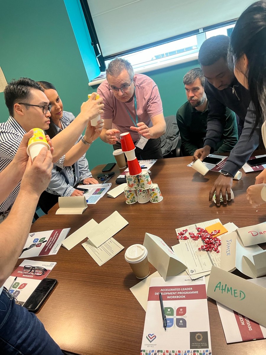 QualityNCA's tweet image. We joined the Accelerated Leader Development Programme led by the amazing OD team at @NCAlliance_NHS
We brought the energy (and the Quality Improvement tools 😉) to help leaders turn ideas into action—and yes, we got people moving! 😂💙This team WON with a tall 90.4cm cup tower