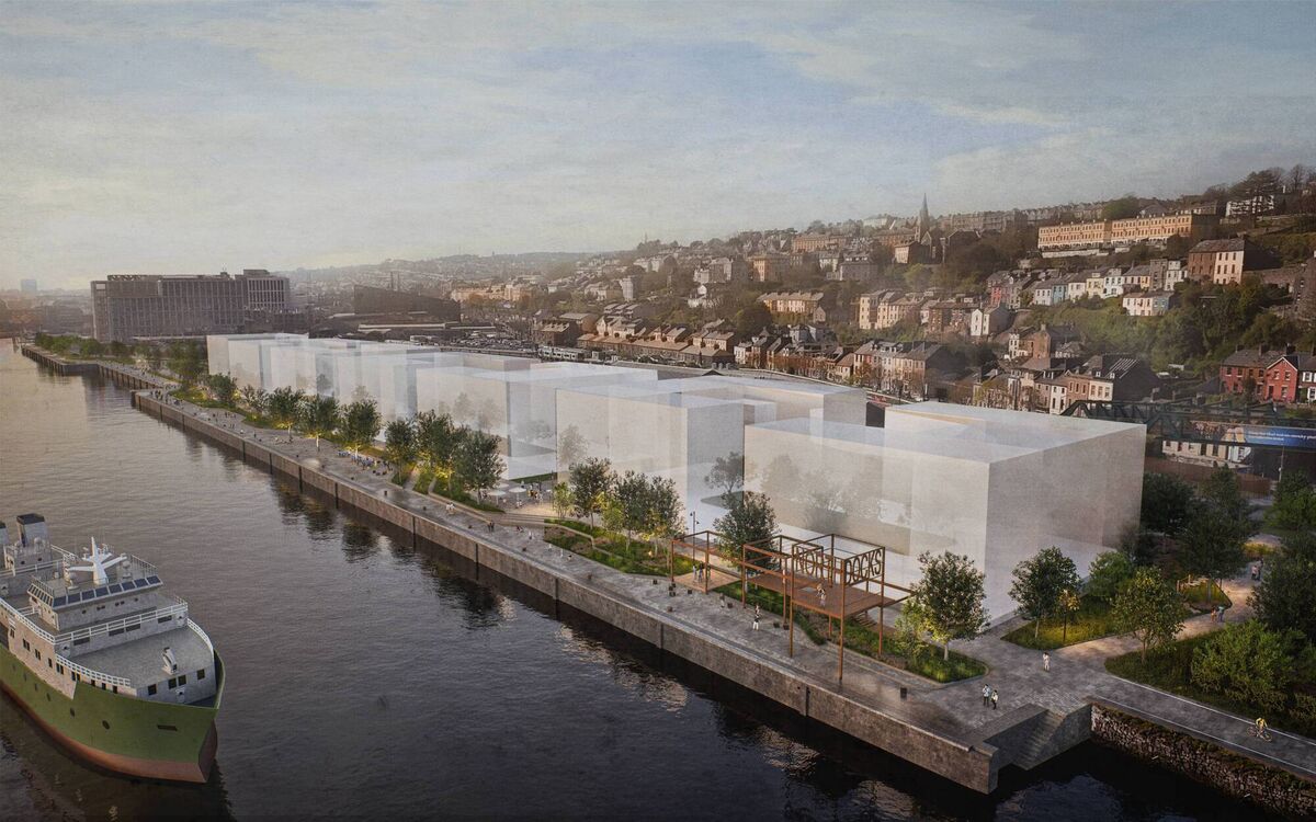 Horgan's Quay set for a new waterfront upgrade. Assume HQ Phase 2 &amp; 3 won't be long to be annnounced also (per the ghosted building massings shown):
irishexaminer.com/news/munster/a…