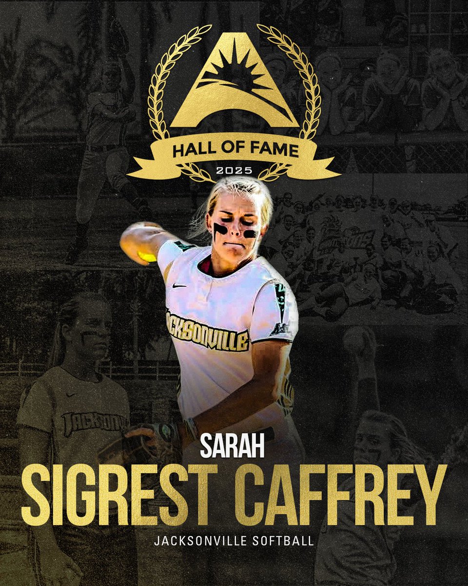 Atlantic Sun Conference (@asunsports) on Twitter photo βοΈ Tonight βοΈ
<a href="/JAX_Softball/">Jacksonville Softball π₯</a>βs Sarah Sigrest Caffrey will be inducted into the ASUN Hall of Fame.
Read about the full 2025 Class:
asunsports.org/news/2025/5/28β¦ βοΈ Tonight βοΈ
<a href="/JAX_Softball/">Jacksonville Softball π₯</a>βs Sarah Sigrest Caffrey will be inducted into the ASUN Hall of Fame.
Read about the full 2025 Class:
asunsports.org/news/2025/5/28β¦