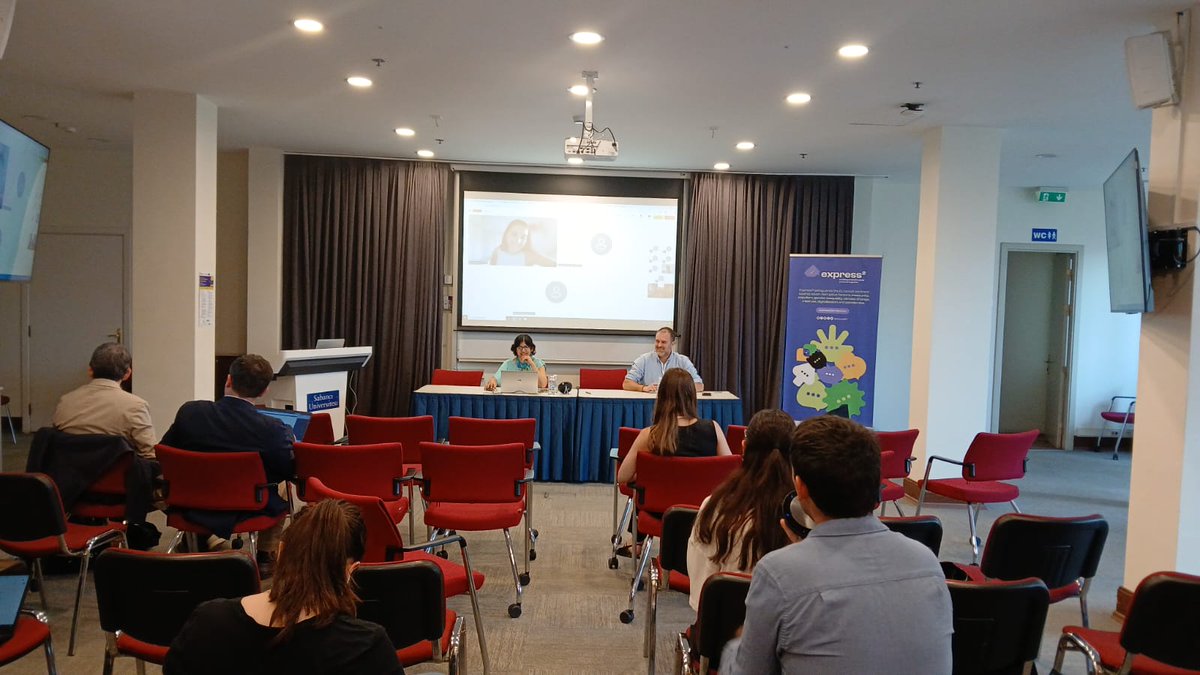 Express2project (@express2eu) on Twitter photo <a href="/monciunskaite/">Beatrice Monciunskaite</a> <a href="/ProfKochenov/">Dimitry Kochenov</a> <a href="/OzbayCenk/">cenk özbay</a> 🎓At <a href="/express2EU/">Express2project</a> #YoungScholarsContest session, 4 students presented #abstracts on energy, #trust, #timeequity & #digitalisation.
🗣️Intro by <a href="/Virginia_Mata/">Virginia Mata</a> & <a href="/AbatAntoni13/">Antoni Abat</a>; closing by #ZeynepGülruGöker.
📢Selected #work to be announced on #June10!
#Express2EU #MidtermConference <a href="/monciunskaite/">Beatrice Monciunskaite</a> <a href="/ProfKochenov/">Dimitry Kochenov</a> <a href="/OzbayCenk/">cenk özbay</a> 🎓At <a href="/express2EU/">Express2project</a> #YoungScholarsContest session, 4 students presented #abstracts on energy, #trust, #timeequity & #digitalisation.
🗣️Intro by <a href="/Virginia_Mata/">Virginia Mata</a> & <a href="/AbatAntoni13/">Antoni Abat</a>; closing by #ZeynepGülruGöker.
📢Selected #work to be announced on #June10!
#Express2EU #MidtermConference